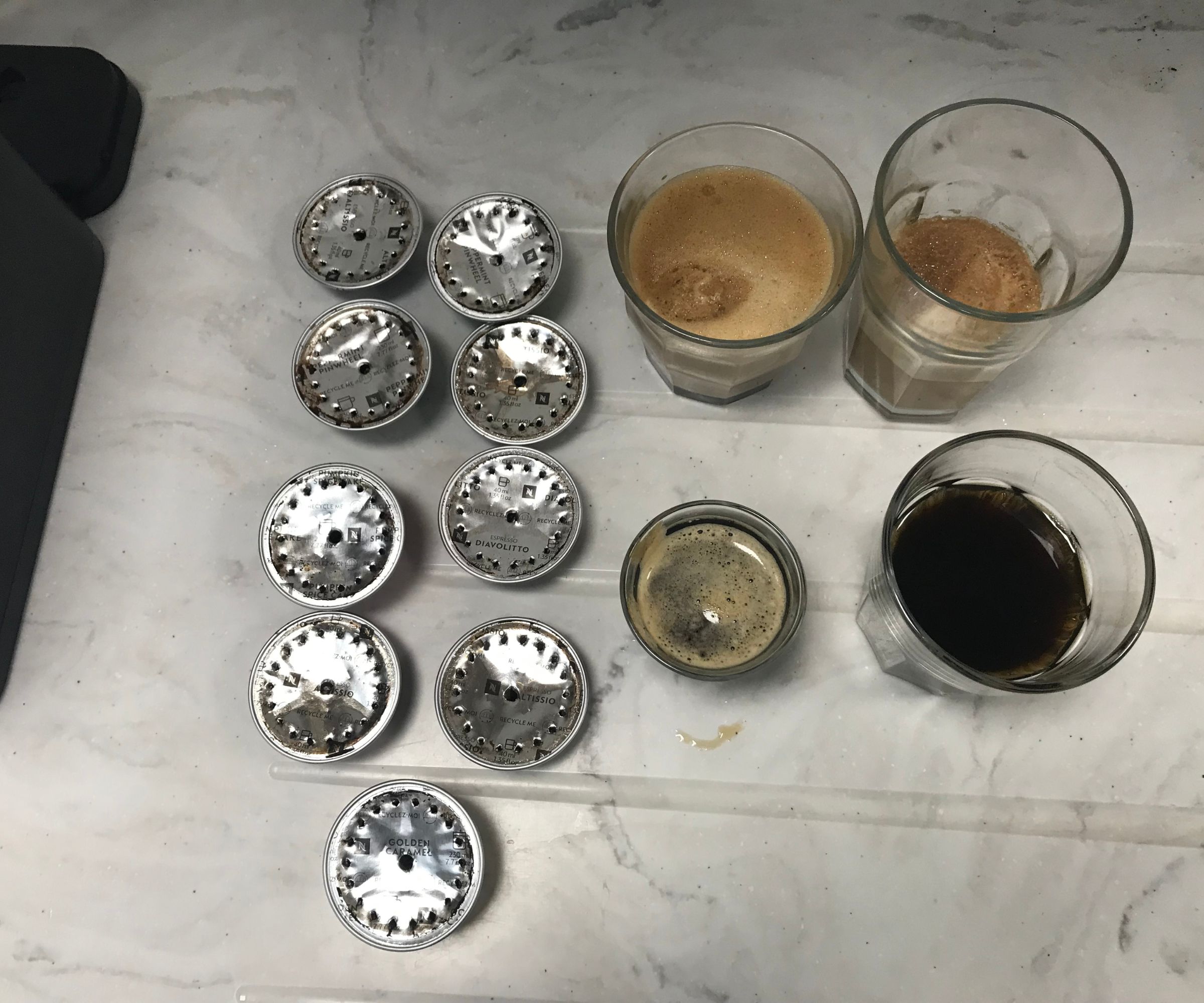 Nespresso Vertuo Lattissima poder og drinker