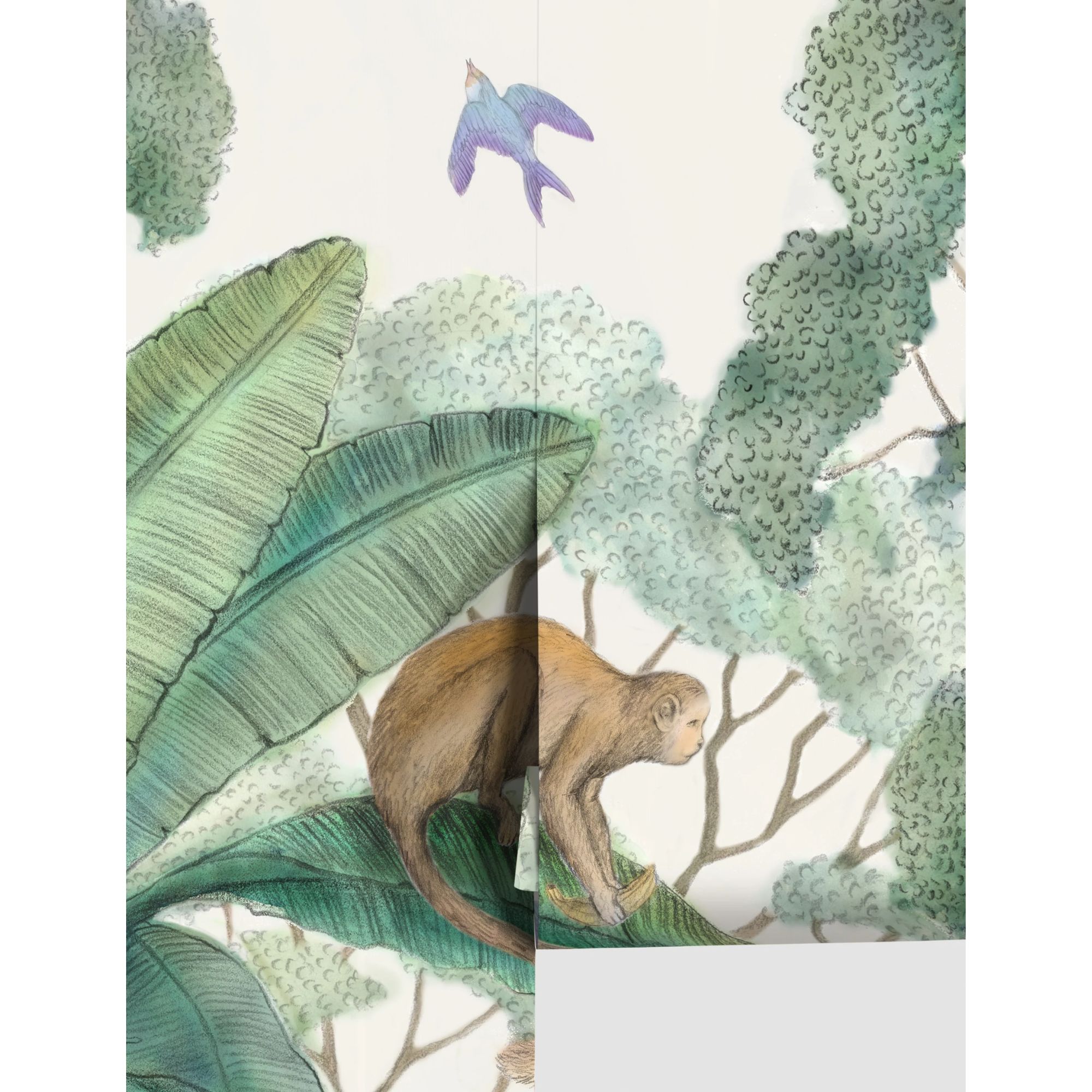 Jungle Wallpaper Veggmaleri
