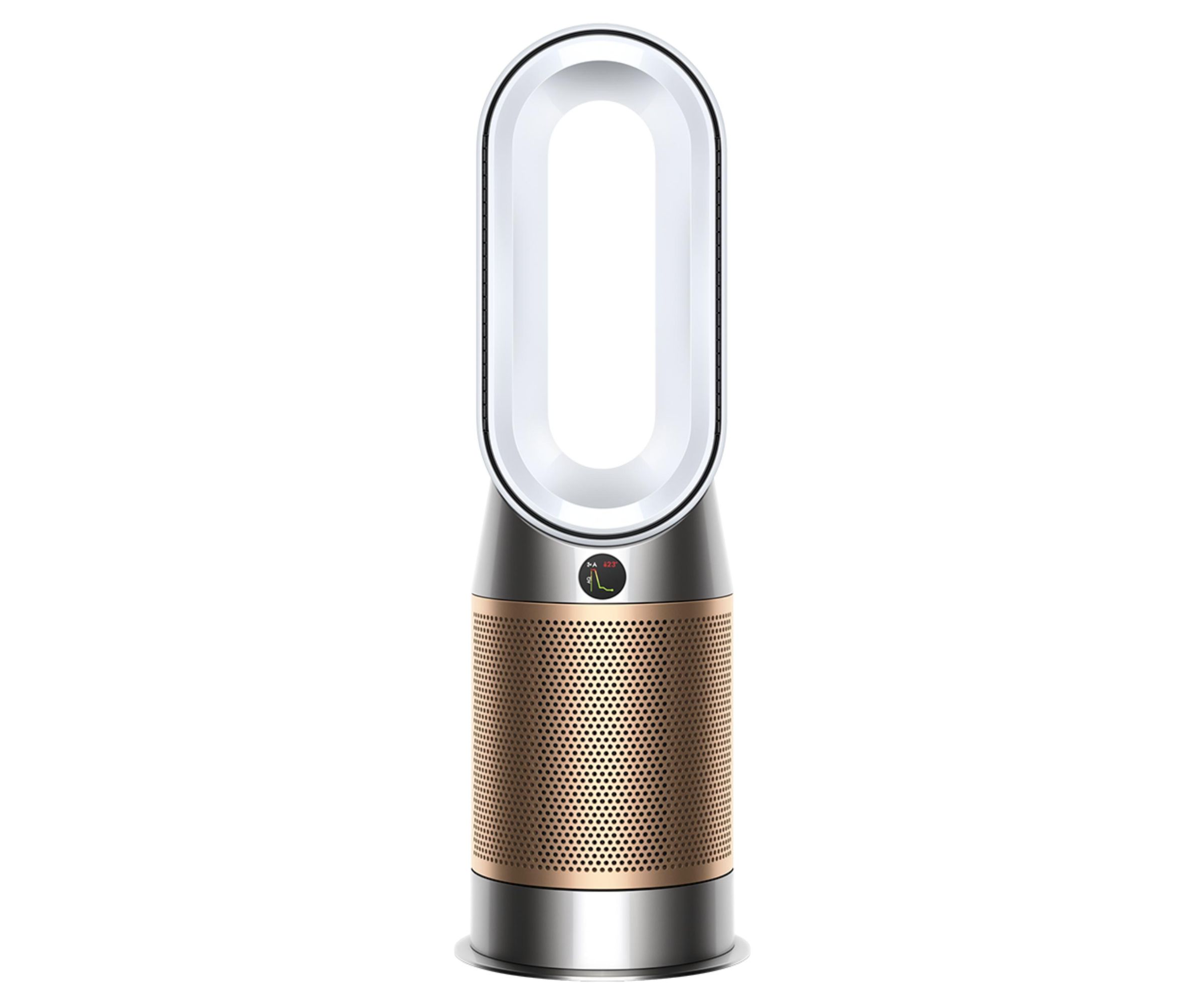 En Dyson Dyson Purifier Humidify + Cool på en hvit bakgrunn