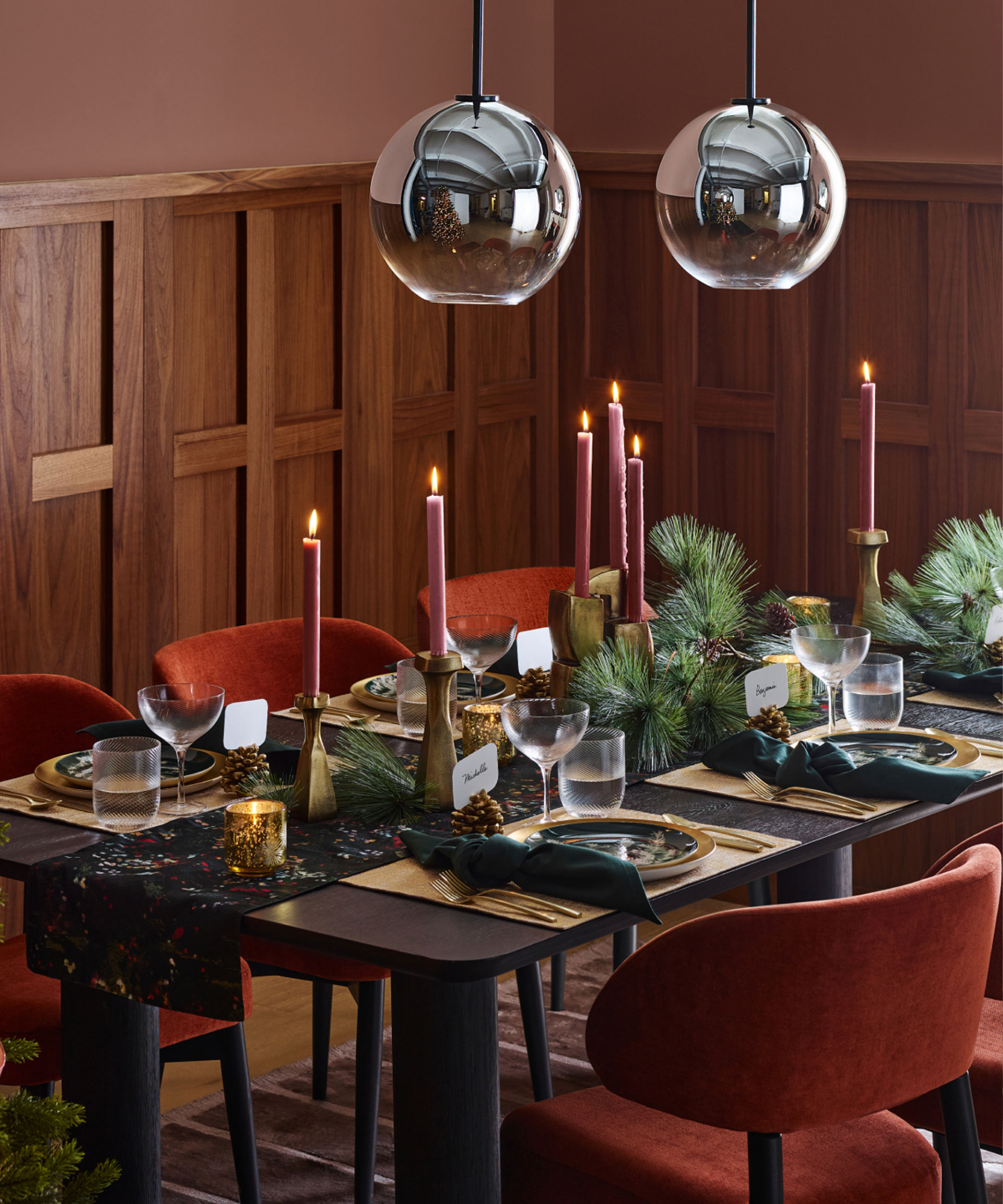 Fargerikt julebord