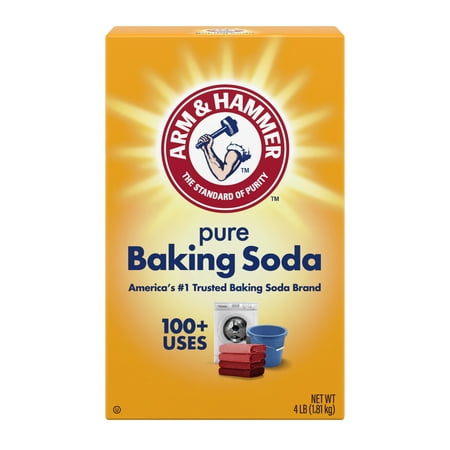 Arm & Hammer Pure Natron, for baking, rengjøring og deodorisering, 4 Lb Box