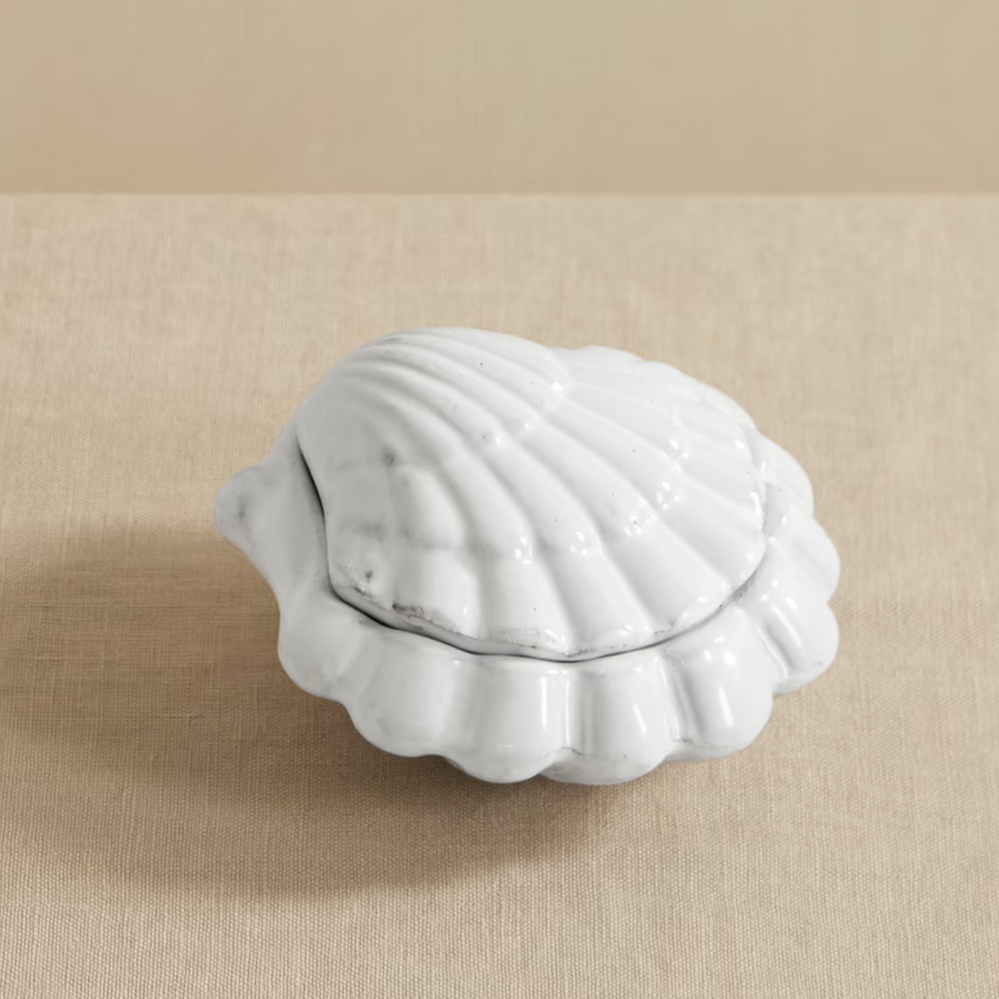 Astier de Villatte Coquillage Keramikkboks