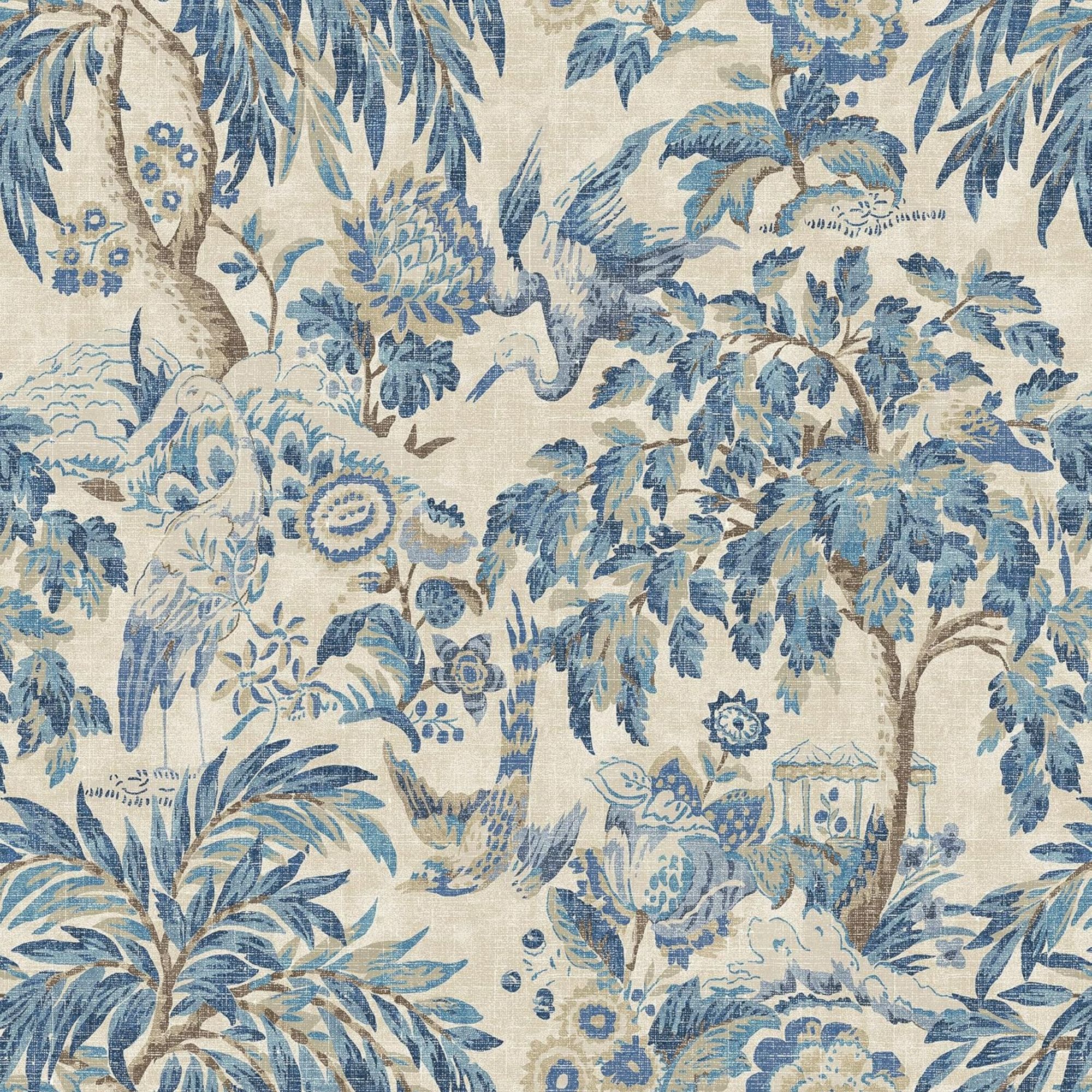 Peel and Stick Wallpaper, Botanical Forest & The Trees Collection, Delft