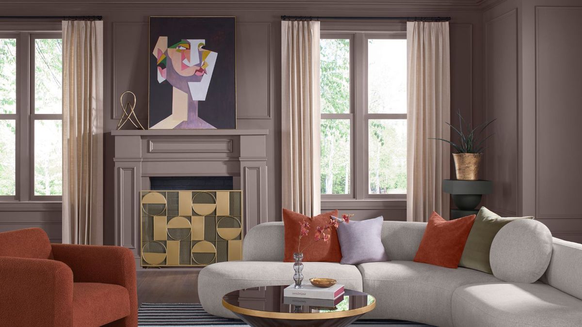 Sherwin-Williams' November Color of the Month er en "dristig, men undervurdert" variant av den lilla trenden - her er alt du trenger å vite