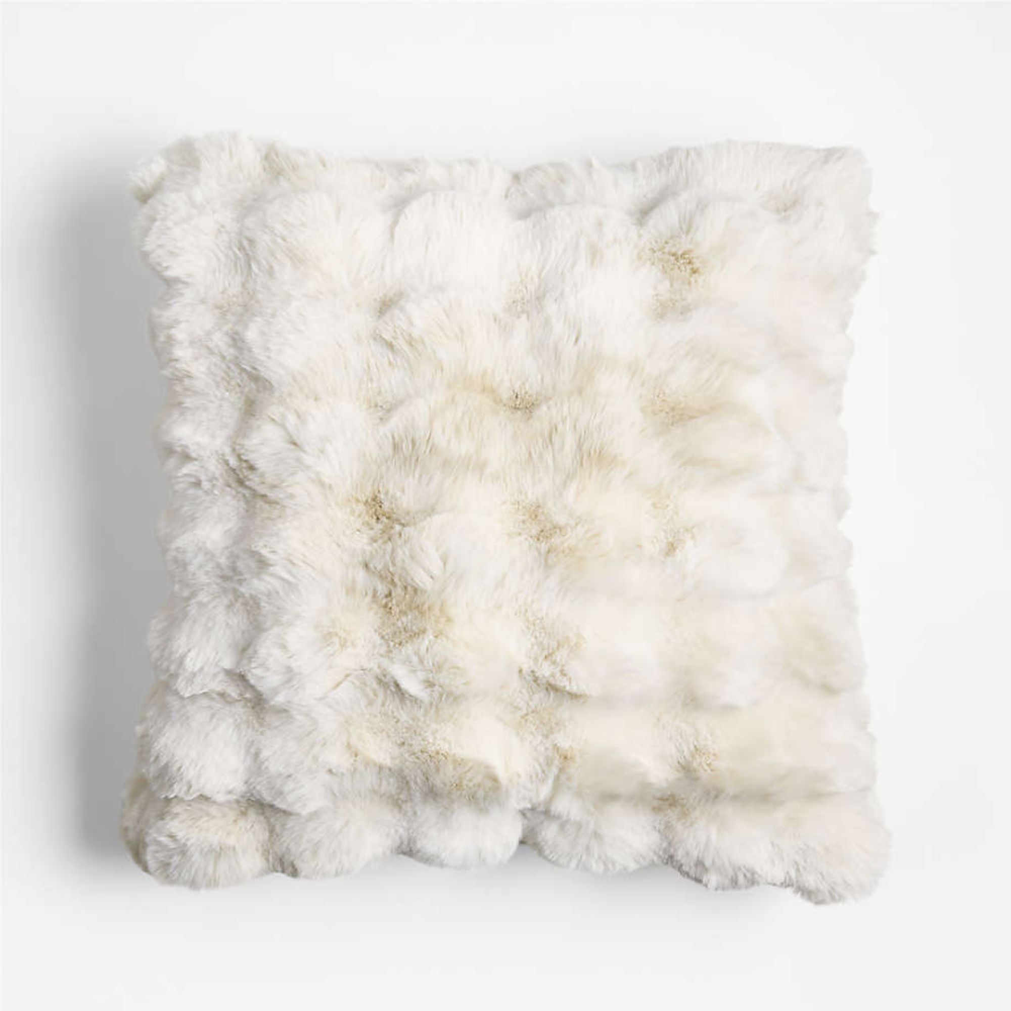 Teksturert fuskepels Arctic Ivory 20