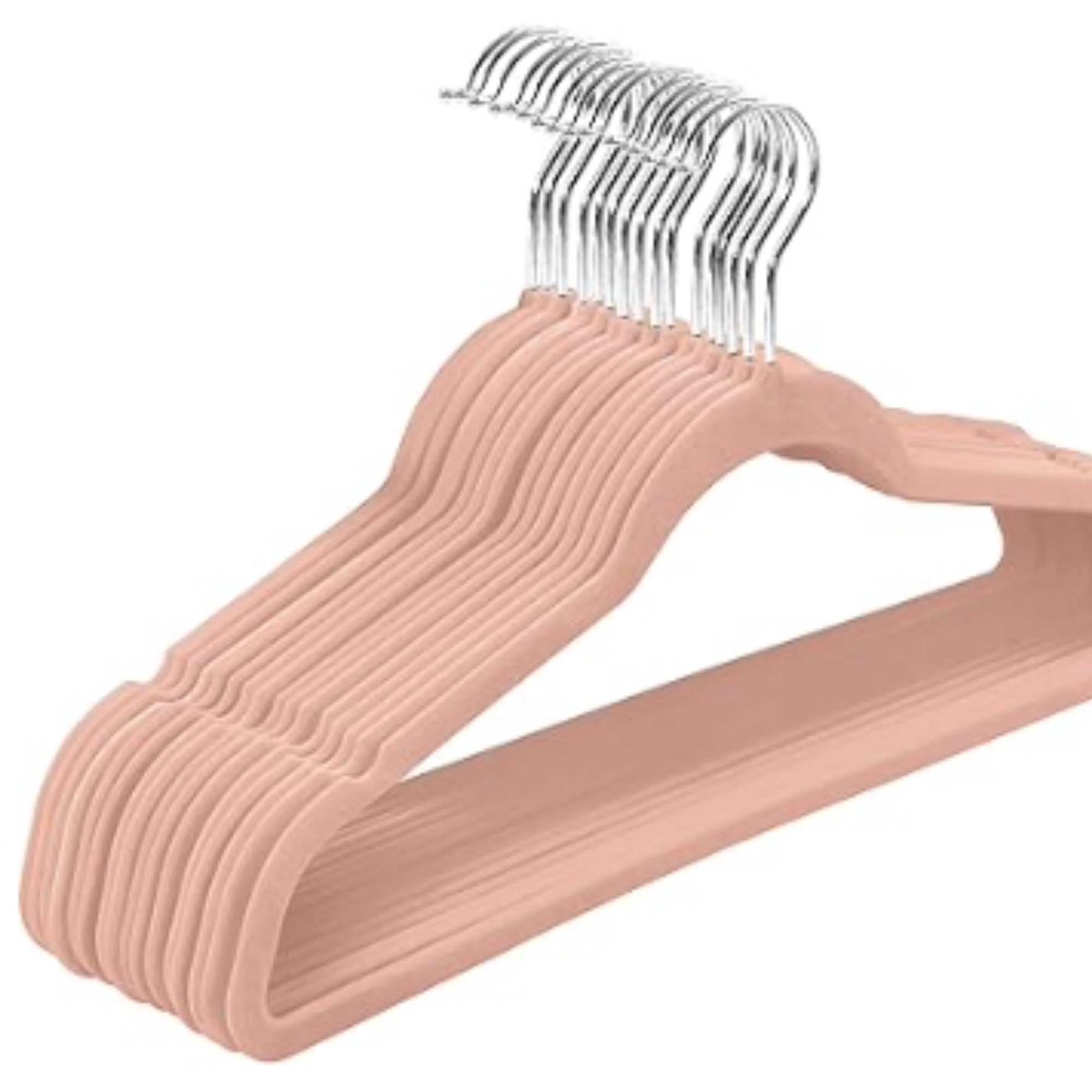 Amazon rosa fløyel slimline kleshengere