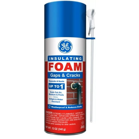 En boks med isolasjonsskum med blått lokk og rød bunn.