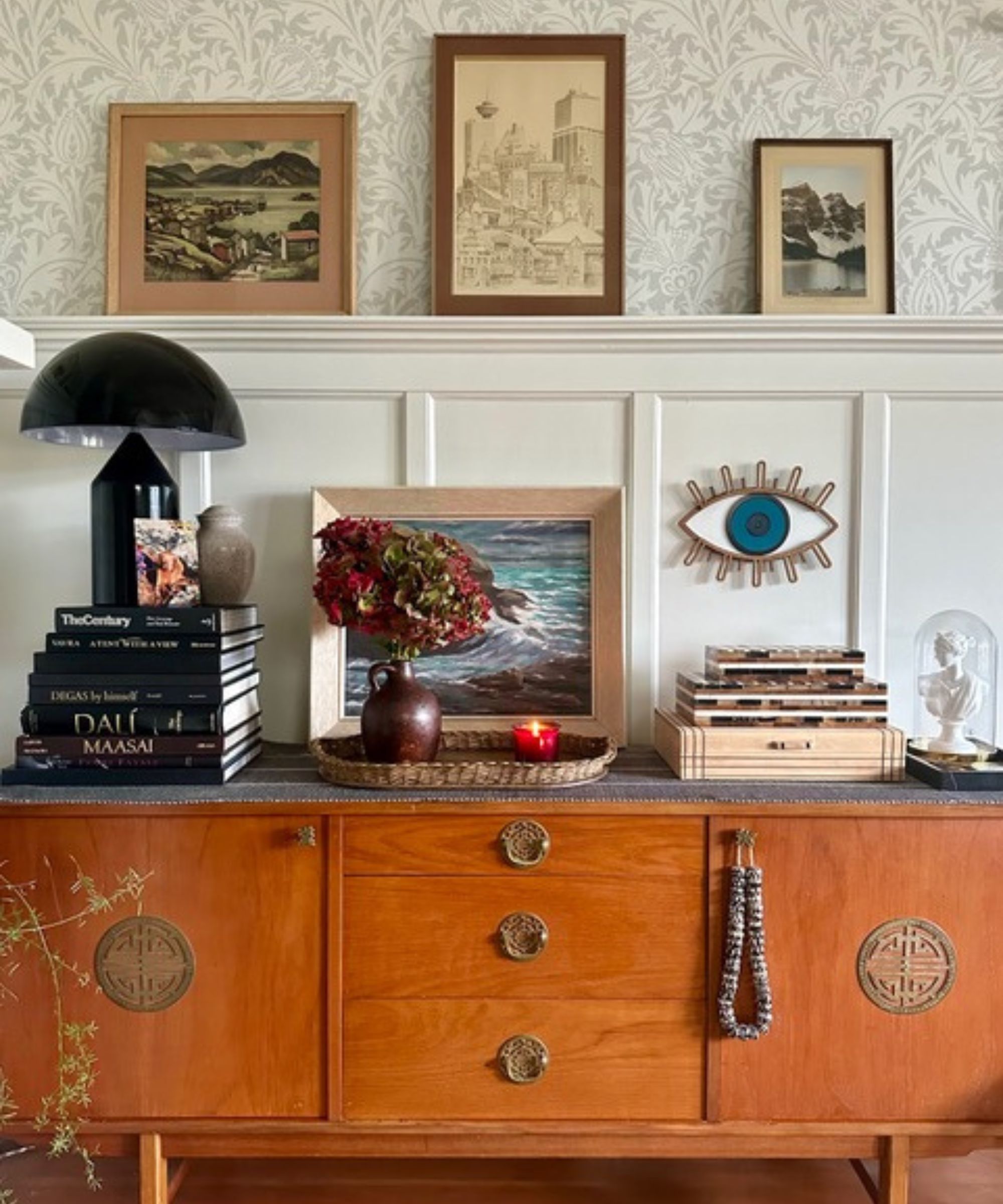 Bakgrunnsrom med Credenza
