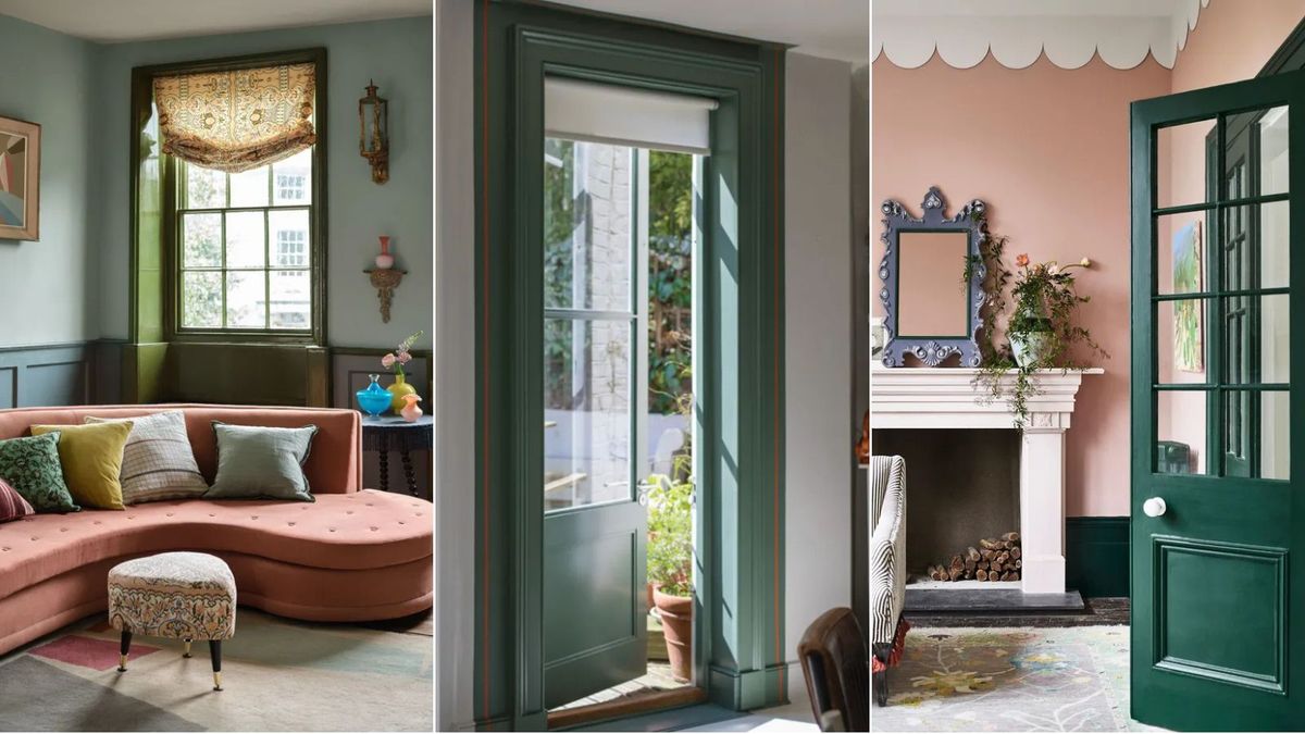 Fargerike treverk er det nye mer stilige inntaket av funksjonsveggen - designere sier at det kan være like slagkraftig å legge til en liten uventet pop av farger