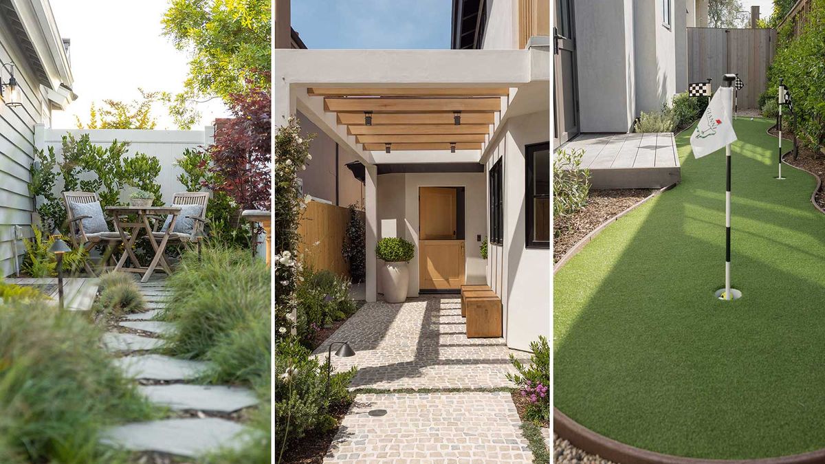 Hvordan få mest mulig ut av en sidegård - landskapsdesignere deler 6 inspirerende ideer for disse ofte vanskelige rommene