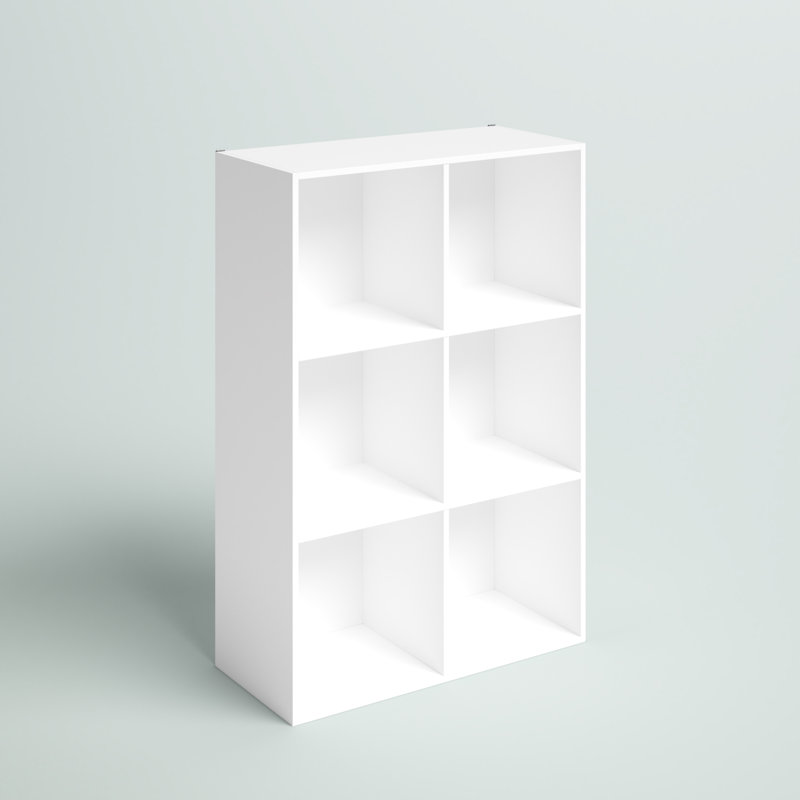 Zipcode Design ™ Babineaux bokhylle med 6 rom Tre stueoppbevaringskap og anmeldelser | Wayfair