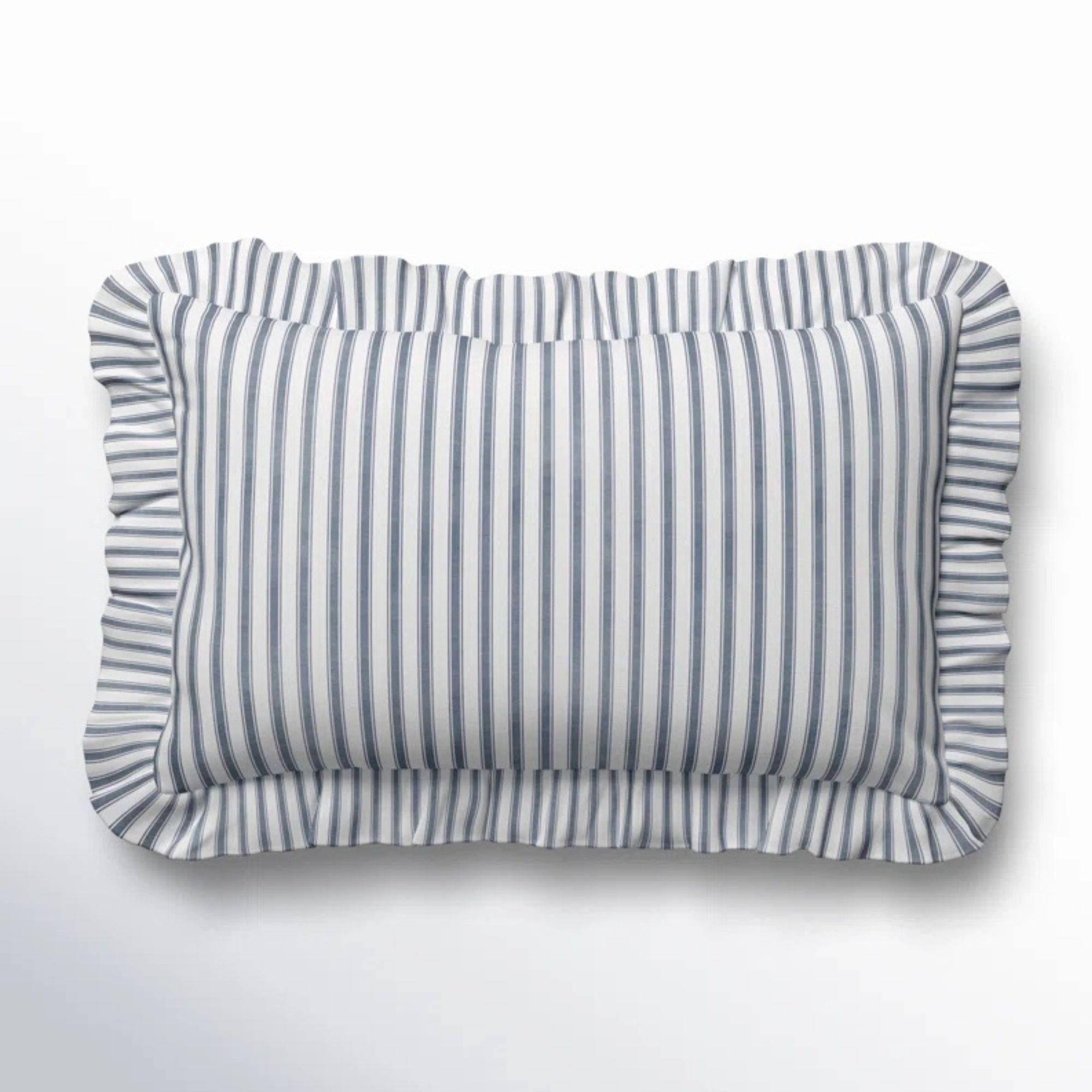 Ruffled bomulls reversibel kastepute