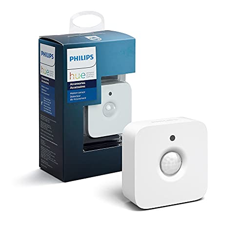 Philips Hue Motion Sensor - Eksklusivt for Philips Hue Smart Lights - Krever Hue Bridge - Easy, No -Wire Installation