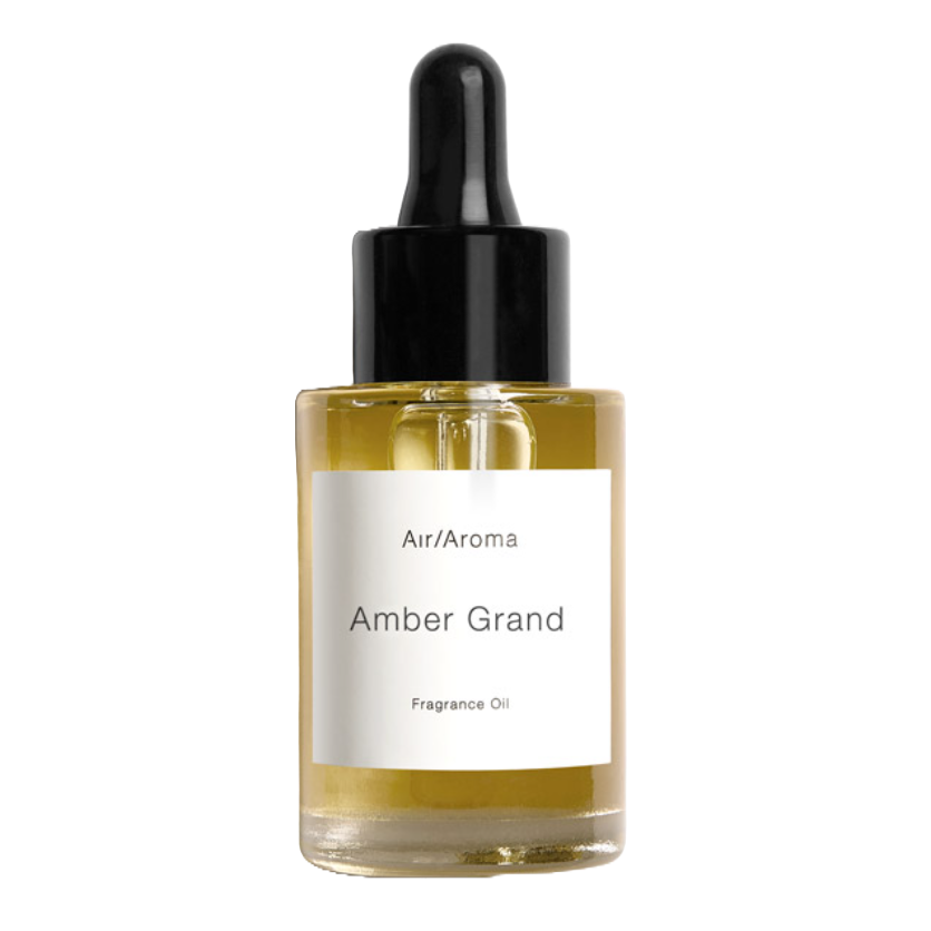 Et produktbilde av Amber Grand Fragrance Oil -flasken med Air Aroma