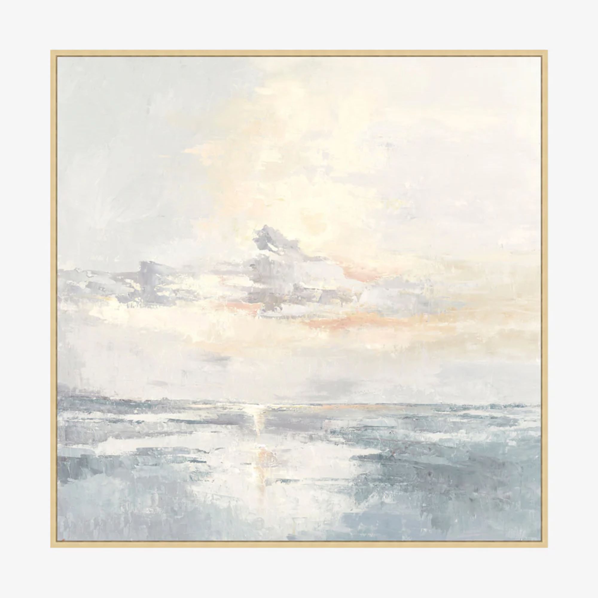 Kyst solnedgang