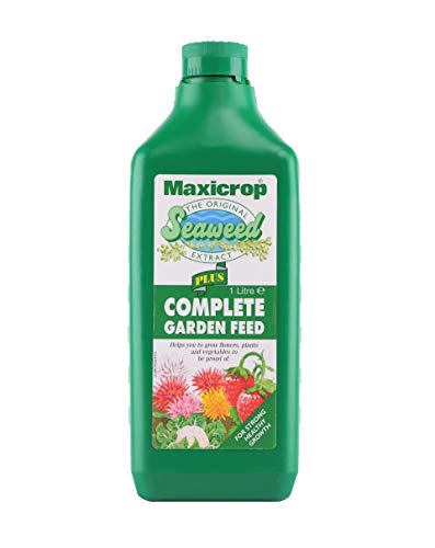 Maxicrop ppcgf61l Komplett hagefôr, 1L - All Purpetuction Gjødsel - med tangekstrakt - for sterk vekst og sunn rotutvikling - Plant Nutrition - Innendørs og hagebruk