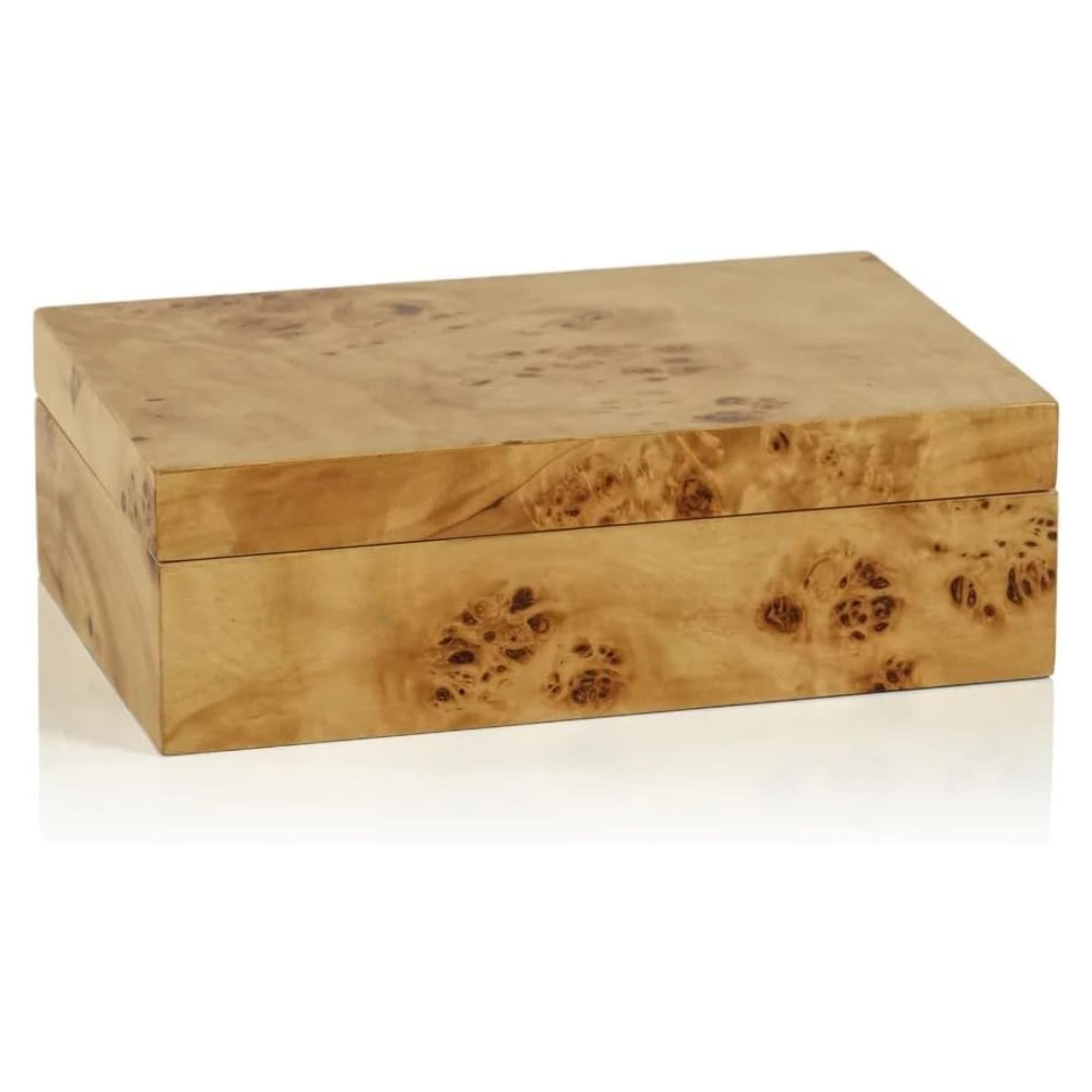 Zodax Leiden Burl Wood Design dekorativ boks