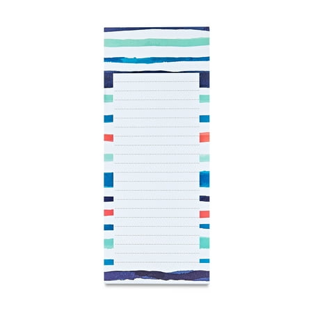 Pen+Gear List Pads, Multicolor Floral & Stripe Design, 80 ark hver, 2 teller