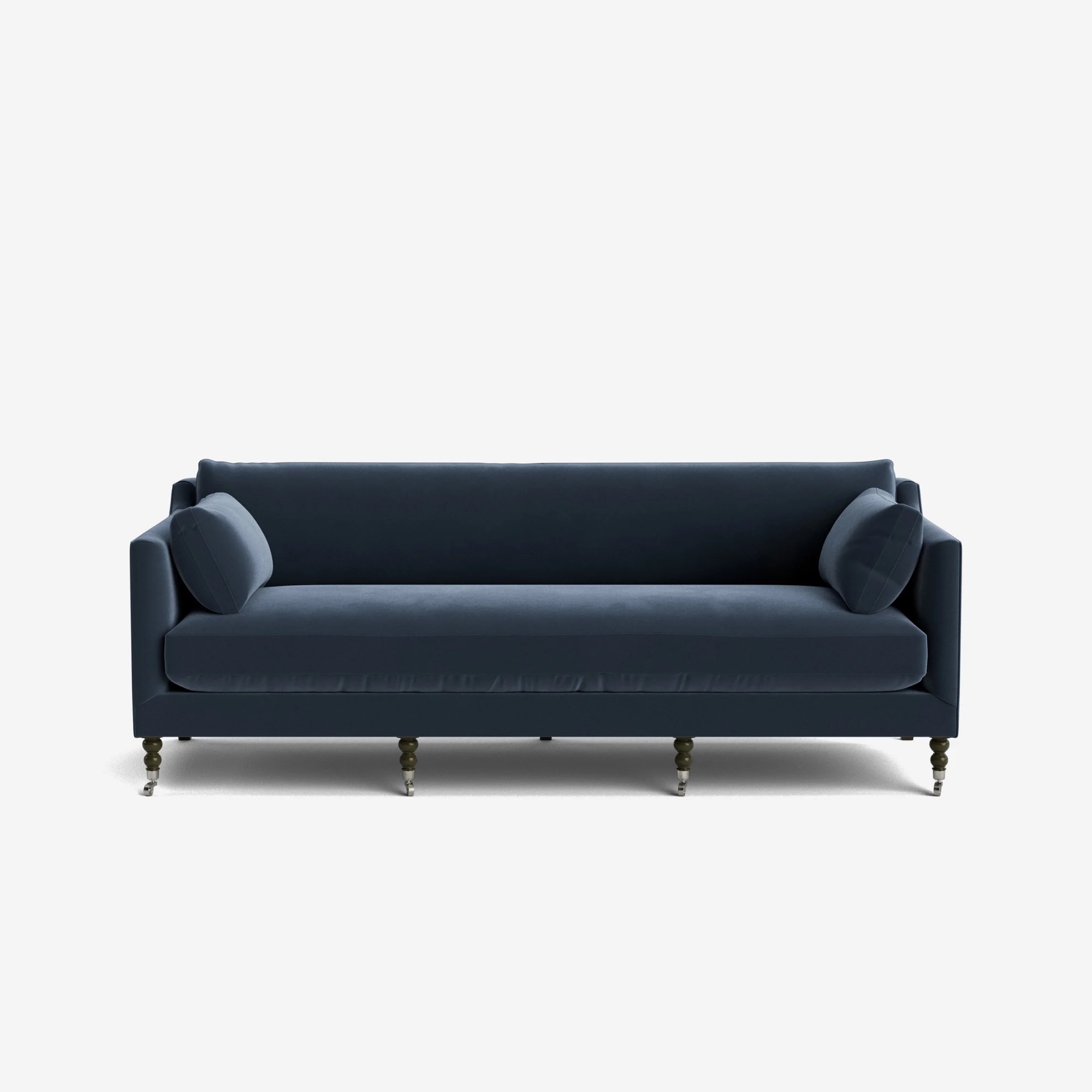 Navy Velvet Sofa av Lulu og Georgia