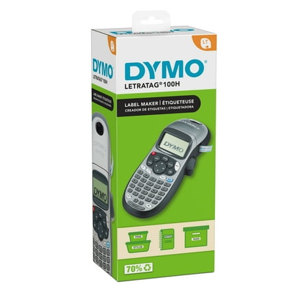 Dymo Letratag 100h håndholdt etikettprodusent, LCD -skjerm, 1 telling