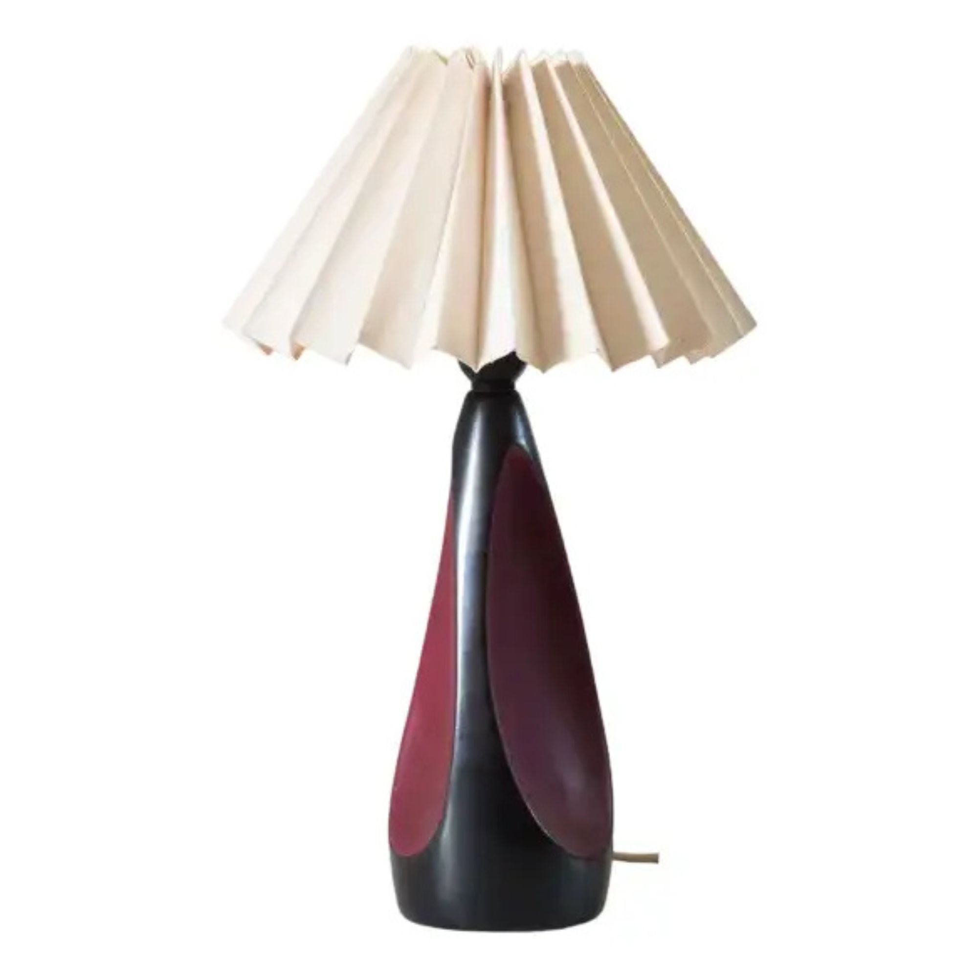 Vintage dansk keramisk bordlampe