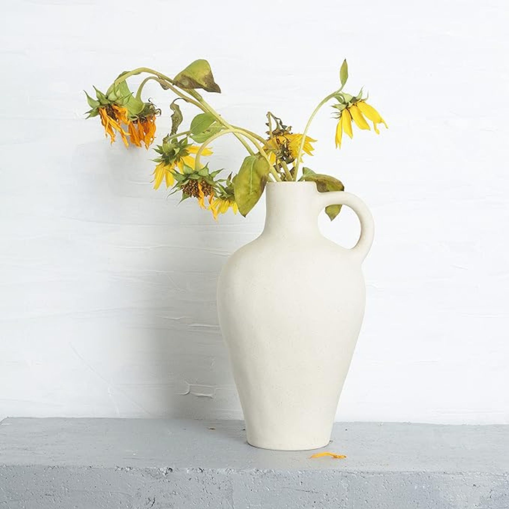 Blossom antikk hvit vase