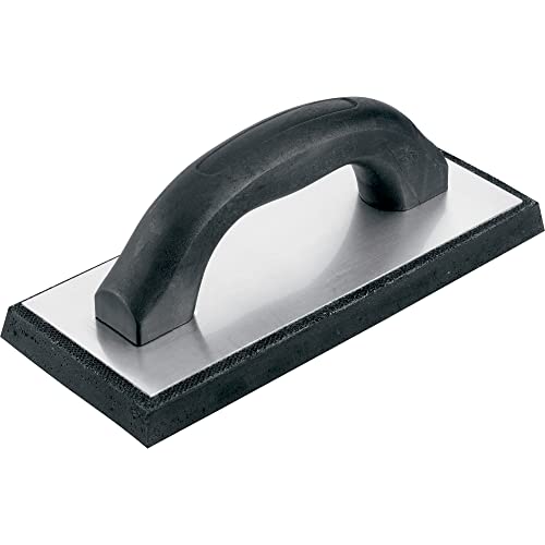 Qep 4 in. X 9,5 in. Støpt gummi fugemasse float med non-stick tannkjøttgummi, svart