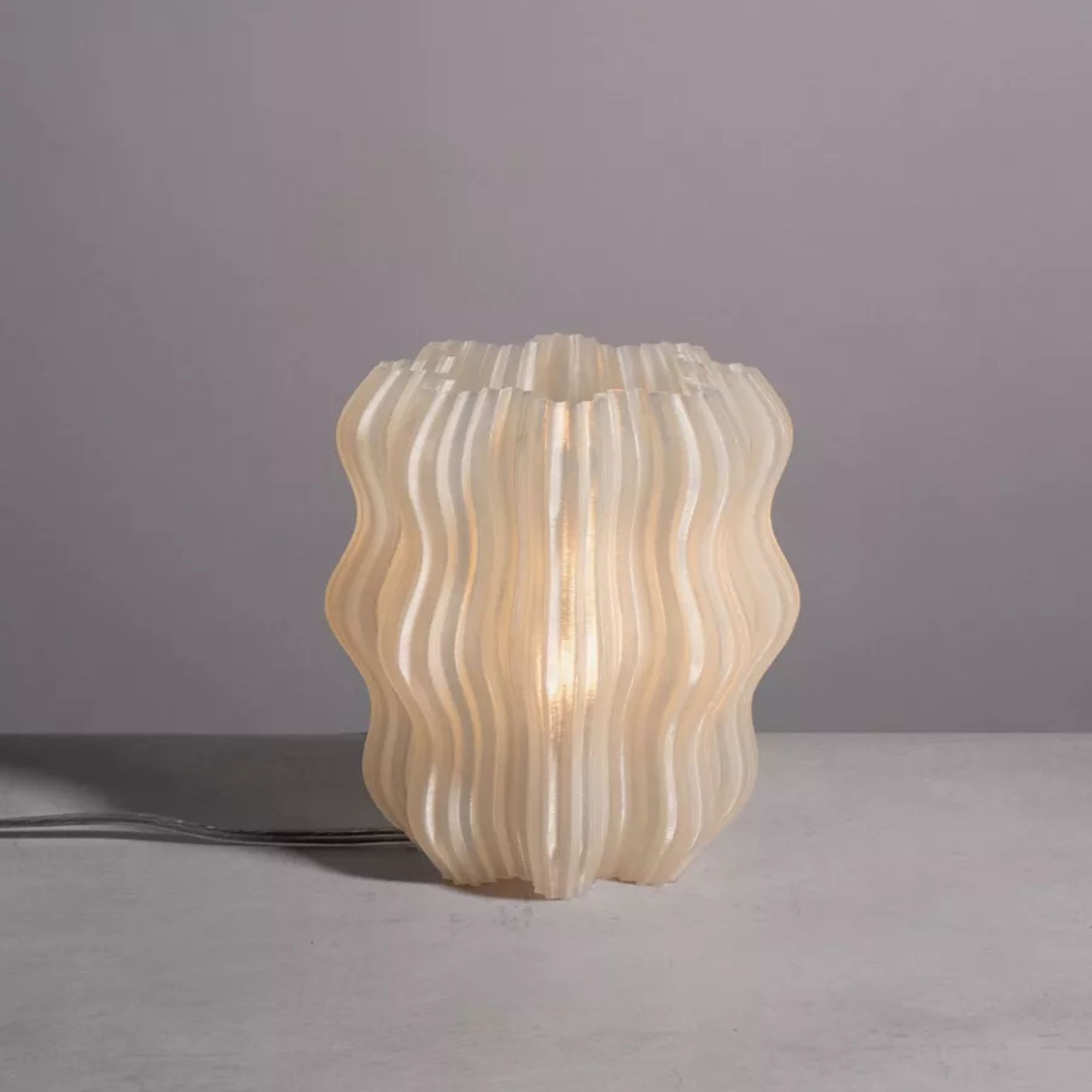 Wooj design mini bølgete lampe