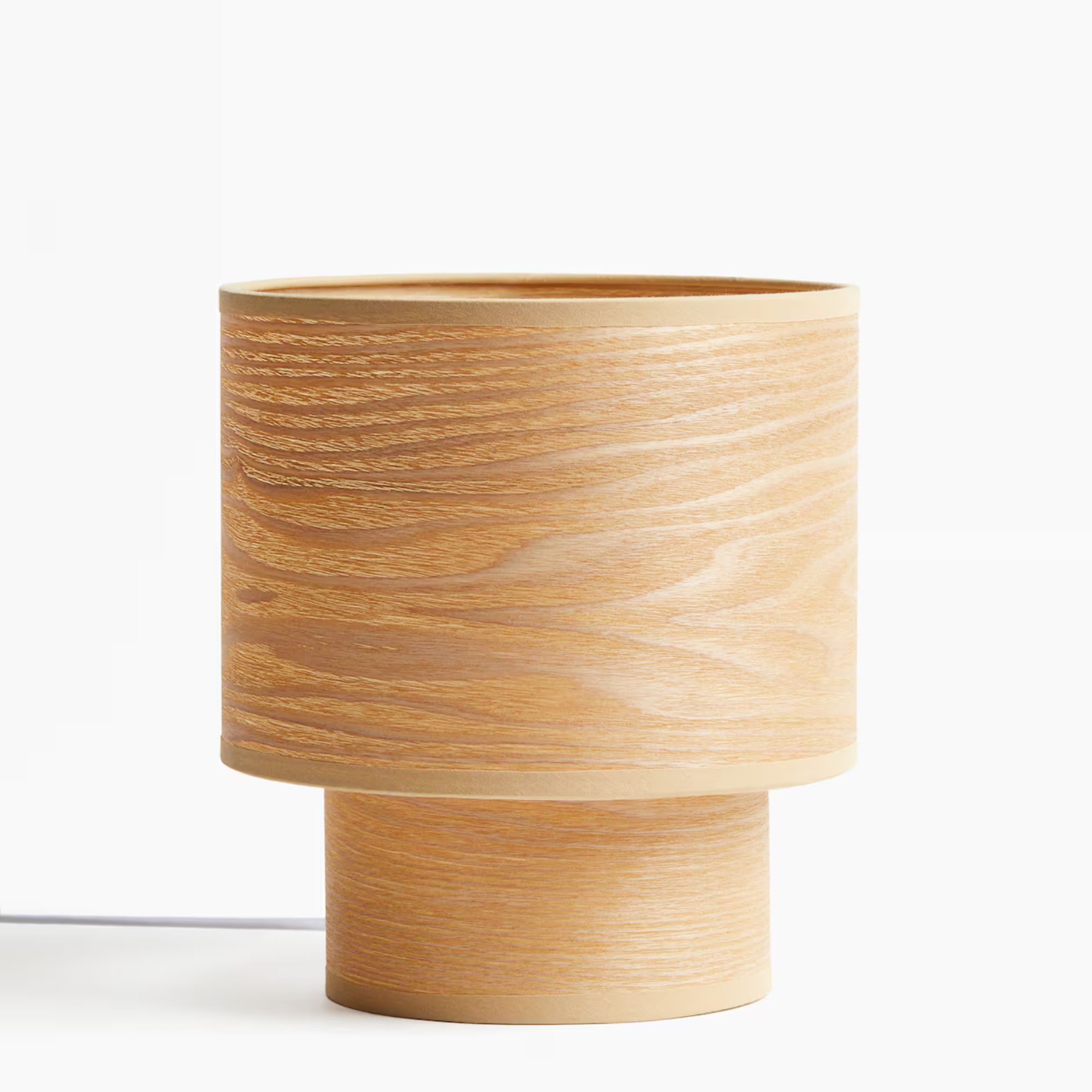Liten beige bordlampe