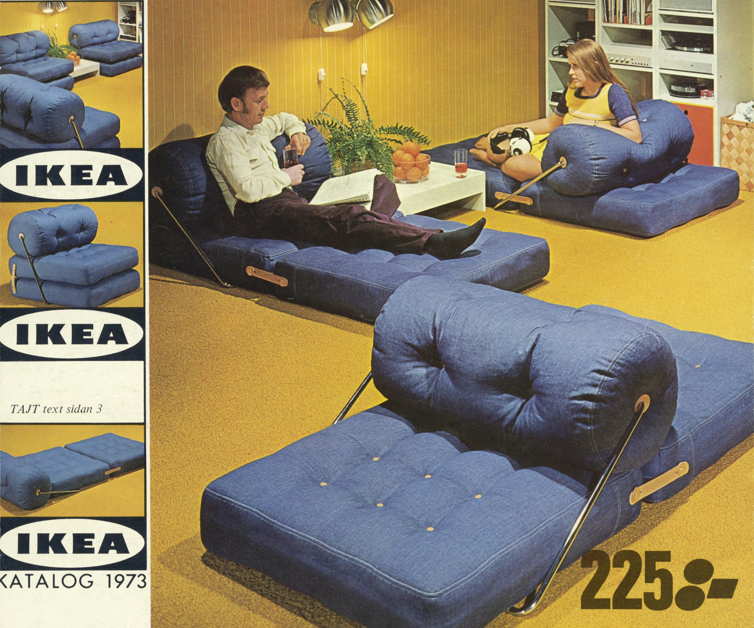 1973 Vintage Ikea Sofa i katalog
