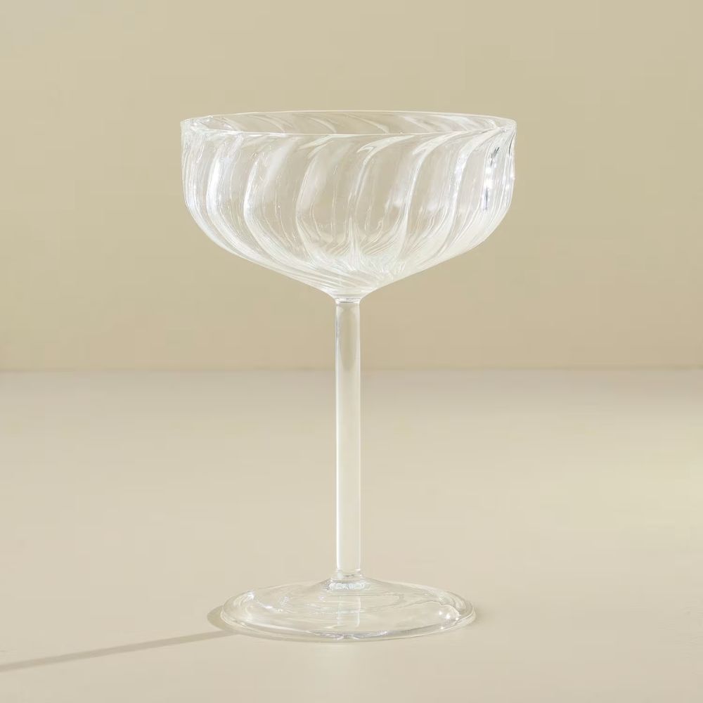 Fløtet kupéglass