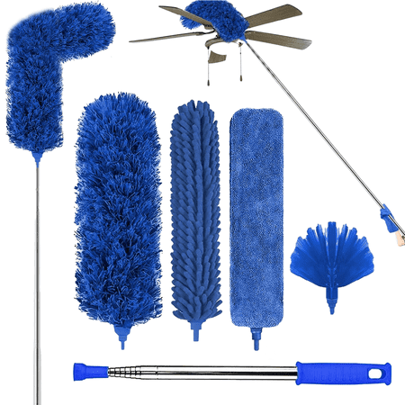 Mikrofiber Duster for høye tak, Duster for rengjøringsvifte spindelvev, 100